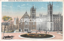 Circle Of St. Mary's And Baptist Church Syracuse New York - Syracuse