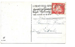 Pol084 / POLEN -Maschinenwerbestempel Auf Bildkarte - Covers & Documents