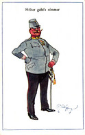 Soldat In Uniform, "Höher Geht`s Nimmer", Sign. Schönpflug - Schoenpflug, Fritz