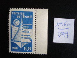 Brésil 1960 - Championnats Du Monde De Volley-ball - Y.T. 697  - Neuf (**) Mint (MNH) Postfrisch (**) - Other & Unclassified