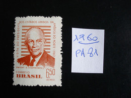 Brésil 1960 - Visite Du Président Eisenhower - Y.T.  PA 81   - Neuf (**) Mint (MNH) Postfrisch (**) - Other & Unclassified