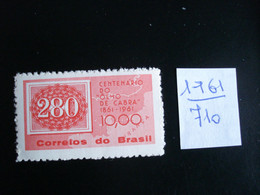 Brésil 1961 - Centenaire Des "Oeil De Chèvre" - Y.T. 710  - Neuf (**) Mint (MNH) Postfrisch (**) - Other & Unclassified