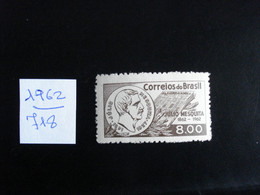 Brésil 1962 - Journaliste Julio Mesquita - Y.T. 718 - Neuf (**) Mint (MNH) Postfrisch (**) - Otros & Sin Clasificación