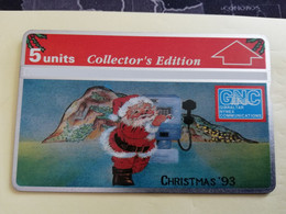 GIBRALTAR  LANDYS & GYR  5 UNITS MINT FATHER CHRITMAS  1993    **3511 ** - Gibilterra