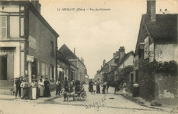 CHER  ARGENT SUR SAULDRE  Rue De Clémont   ( Attelage A Chien ) - Argent-sur-Sauldre