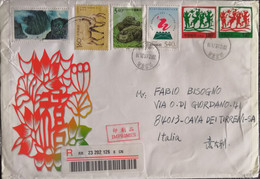 2003 China 100 + 540 - With Stamps - Registered Cover To Italy - Covers
