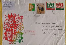 2006 China 100 + 540 - With Stamps - S.A.L.  Cover To Italy - Covers