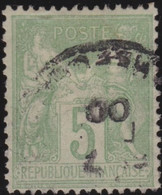 France    .  Y&T      .     102    .      O    .     Oblitéré   .   /   .   Cancelled - 1898-1900 Sage (Tipo III)