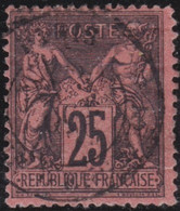 France    .  Y&T  .  91    .      O    .     Oblitéré   .   /   .   Cancelled - 1876-1898 Sage (Type II)