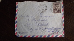 COTE D'IVOIRE  Enveloppe Timbrée, 1960 ,  Postée à Sassandra    Pour  Orcines ( 63) - Cartas & Documentos