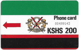 Kenya - KPTC (Autelca Magnetic) - Logo (No Notch, With Letter 'T', Cn. Normal 0 16mm), 200KSh, Used - Kenya