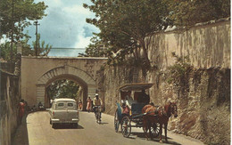 GREGORY ARCH - Old Nassau/Bahamas Mit Kutsche Und Altem Transporter - Camions & Poids Lourds