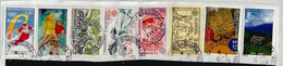 Timbres Andorre Oblitérés Cachets Ronds Sur Fragment Lettre Recommandée, Avec Hautes Faciales (7,80 Euro) - Used Stamps