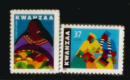 USA. African-American Festival Of Kwanzaa.  2 Timbres Neufs ** Différents  2002 - 2016 - Ongebruikt