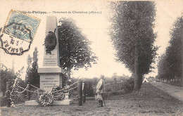 Thème: Monuments Aux Morts  Ou Lanterne Des Morts Ou Combattants 1870  :   Sillé Le Philippe    72     (voir Scan) - Monumenten