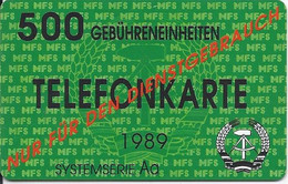 GERMANY - DDR - TELEFONKARTE - Otros & Sin Clasificación