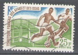 Afars & Issas 1967 Used Football, Soccer, Djibouti - Used Stamps