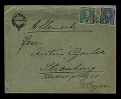 Portugal D.CARLOS King (LISBOA - Germany Ccd) Ccd 16-APRIL.1900 Publicitary Cover AFRICAN PRODUCE C.Lda Gc5184 - Lettres & Documents