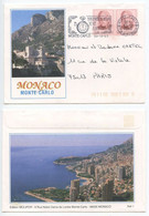 Monaco 1993 Tourist Cover Monte-Carlo To Paris France, Scott 1792 Prince Rainier III - Covers & Documents