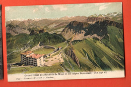 ZBM-07 Grand Hôtel Des Rochers De Naye. Charnaux 1344  Circulé 1906 - Roche