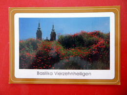 Basilika Vierzehnheiligen - Bad Staffelstein Lichtenfels - Wallfahrt Kirche Franken Bayern Mohnblumen - Lichtenfels