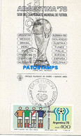 145465 ARGENTINA BUENOS AIRES SPORTS SOCCER FUTBOL SEDE CAMPEONATO MUNDIAL YEAR 1978 NO POSTAL POSTCARD - Andere & Zonder Classificatie