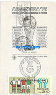 145466 ARGENTINA BUENOS AIRES SPORTS SOCCER FUTBOL SEDE CAMPEONATO MUNDIAL YEAR 1978 NO POSTAL POSTCARD - Altri & Non Classificati