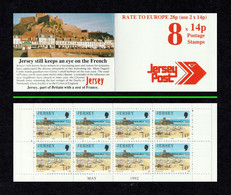 JERSEY 1992 Definitive/Jersey Scenes: Stamp Booklet UM/MNH - Jersey