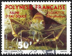 French Polynesia 1990 - Mi 552 - YT 353 ( Freshwater Prawn ) - Oblitérés