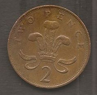 Regno Unito - Moneta Circolata Da 2 Pence Km936 - 1987 - 2 Pence & 2 New Pence