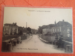 Maligny . La Route De Lignorelles - Veron
