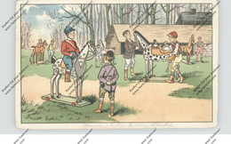 KINDER Mit Spielzeug Pferden, 1905 - Dessins D'enfants