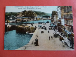 CHERBOURG LE QUAI CALIGNY ET LA MONTAGNE DU ROULE - Cherbourg