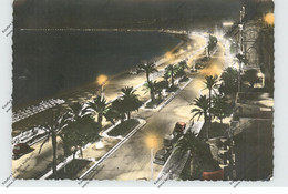 F 06000 NICE / NIZZA, La Promenade Des Anglais, Effet De Nuit, 1952 - Nice Bij Nacht