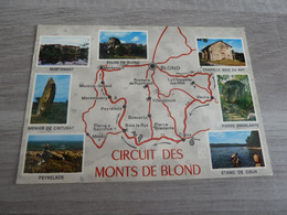 CIRCUIT DES MONTS DE BLOND - MULTI-VUES - EDITION M.FAROU - - Limoges