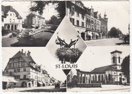 68 - SAINT LOUIS - Multivues -  église - Rue De Bâle - Saint Louis