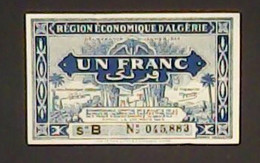 Algeria 1949: 1 Franc - Algérie