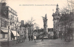 Thème: Monuments Aux Morts  Ou Lanterne Des Morts Ou Combattants 1870  :  Châteauroux    36     (voir Scan) - Denkmäler