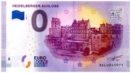 Billet Touristique - Allemagne - 0 Euro - Château D'Heidelberger - (2020-1) - Essais Privés / Non-officiels