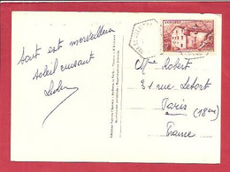 Y&T N°128 ST JULIENNES    Vers  FRANCE  1954 - Covers & Documents