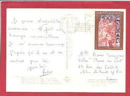 Y&T N°198 ANDORE LA VIEILLE    Vers  FRANCE  1970 - Storia Postale