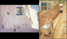 UNO NEW YORK 1983 Mi-Nr. 420/21 Maximumkarten MK/MC - Cartoline Maximum