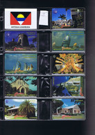 Télécartes Carte Telephonique Phonecard Antigua Et Barbuda 11 Cartes - Antigua And Barbuda