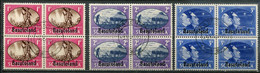 Basutoland Mi# 39-44 Fourblocks Gestempelt/used - Victory Stamps - End Of WWII - 1933-1964 Crown Colony