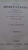 Nouvelles Méditations Poétiques ALPHONSE DE LAMARTINE Furne Hachette 1873 - Auteurs Français