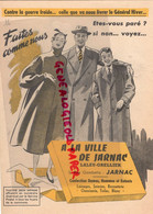 16- JARNAC - DEPLIANT PUBLICITAIRE MAGASIN A LA VILLE DE JARNAC COSTUME- LALEU-GRELLIER-VETEMENTS MODE- 3 RUE GAMBETTA- - Werbung