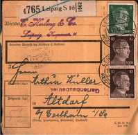 ! 1942 Leipzig Nach Altdorf Bei Geithain, Paketkarte, Deutsches Reich, 3. Reich - Briefe U. Dokumente
