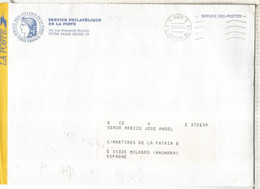 FRANCIA LA POSTE CC SERVICE DES POSTES 1995 - Lettres & Documents