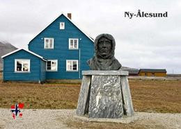 Svalbard Islands Ny-Alesund Amundsen Monument New Postcard Spitzbergen AK - Norway