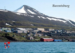 Svalbard Islands Barentsburg View New Postcard Spitzbergen AK - Norway